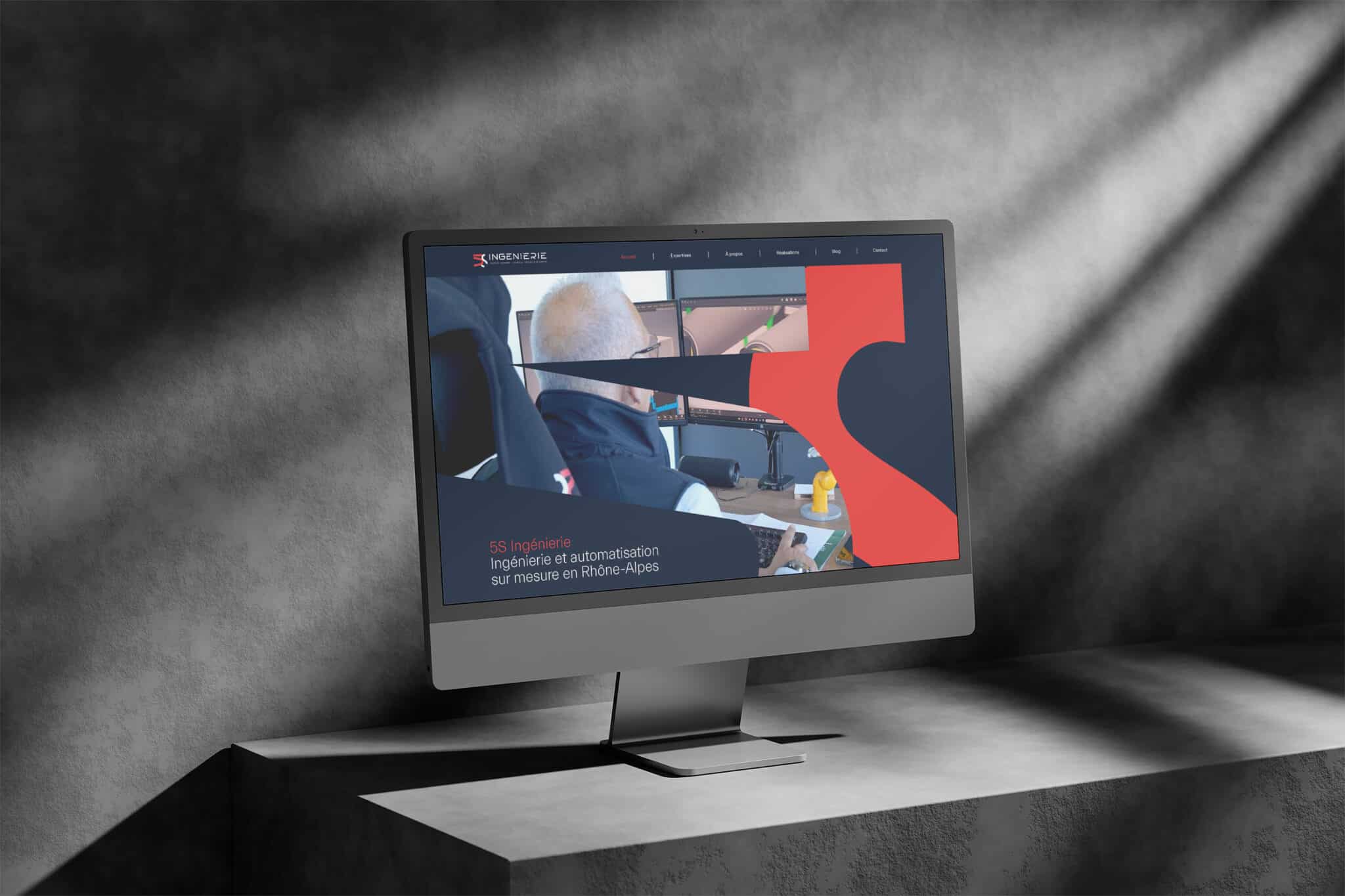 5S Ingénierie - Site web - Podium