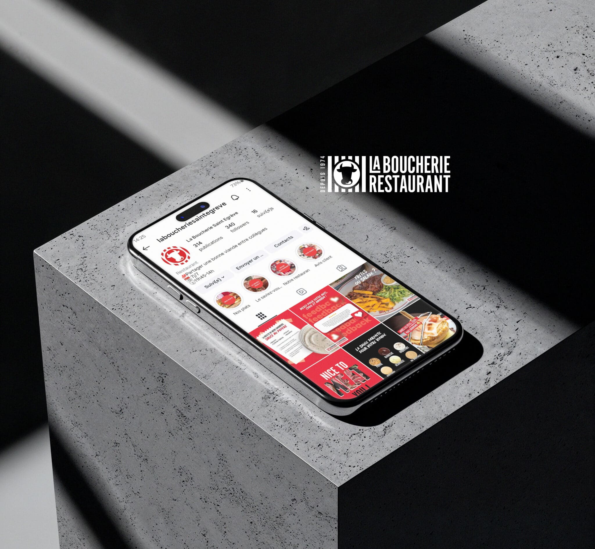 La Boucherie Restaurant - Photos & vidéos - Réseaux sociaux - Podium