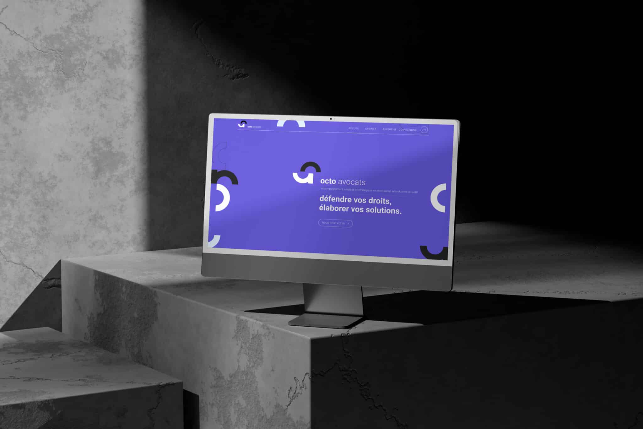 Octo Avocat - Site web - Podium