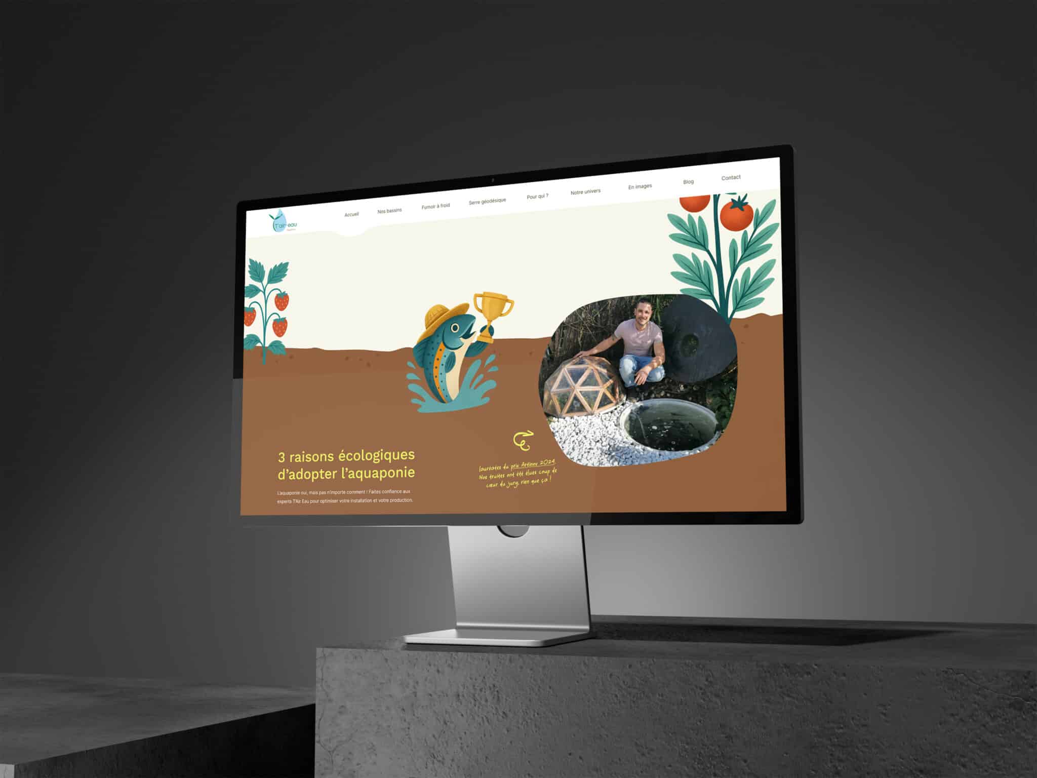 T'Air Eau - site web - Podium